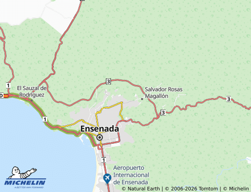 Kaart MICHELIN Mar de Ensenada - ViaMichelin