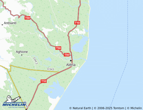 MICHELIN Cateraggio map - ViaMichelin