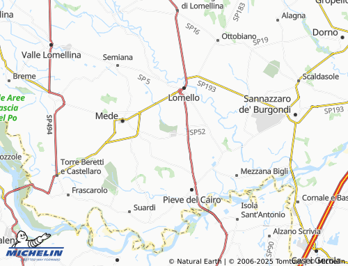 MICHELIN Villa Biscossi map - ViaMichelin