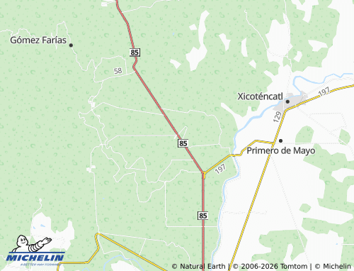 MICHELIN Seiscientos Uno map - ViaMichelin