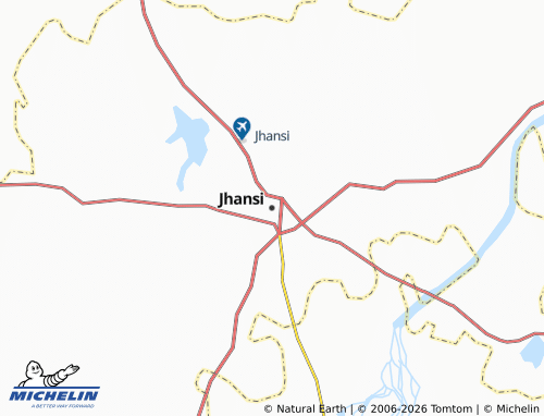 MICHELIN Jhansi map - ViaMichelin