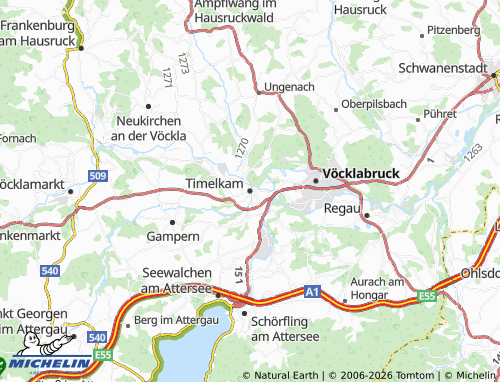 Mapa MICHELIN Timelkam - ViaMichelin