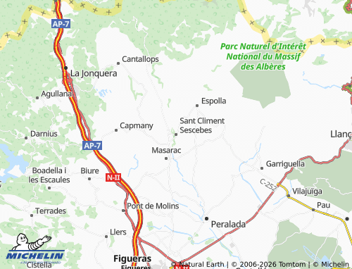 Carte MICHELIN Sant Climent Sescebes - ViaMichelin