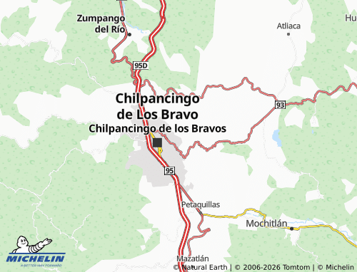 MICHELIN San José map - ViaMichelin