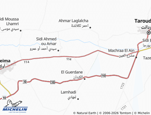MICHELIN al-Khananeef map - ViaMichelin