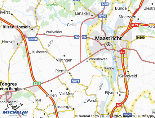 MICHELIN Lafelt map - ViaMichelin