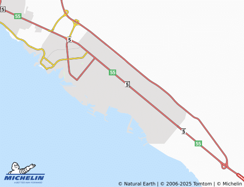 MICHELIN Industrial Area map - ViaMichelin