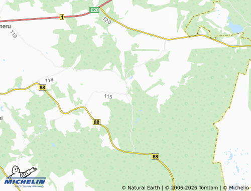 Carte MICHELIN Põlula - ViaMichelin