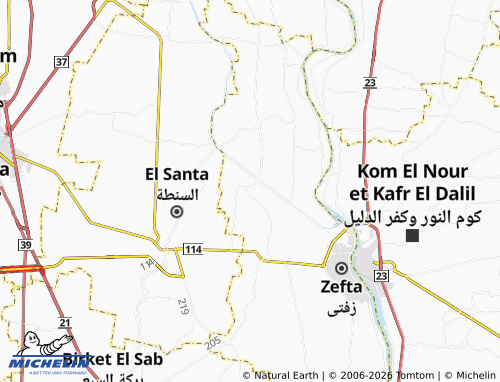 Carte MICHELIN Kafr al-Deeb - ViaMichelin