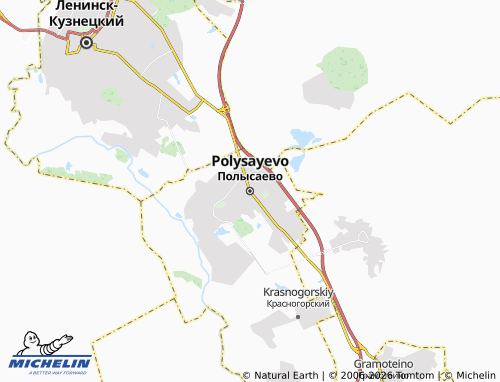Carte MICHELIN Polysayevo - ViaMichelin