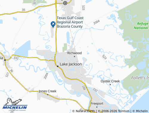 Mappa MICHELIN Richwood - ViaMichelin