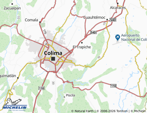 MICHELIN Puerta Real map - ViaMichelin