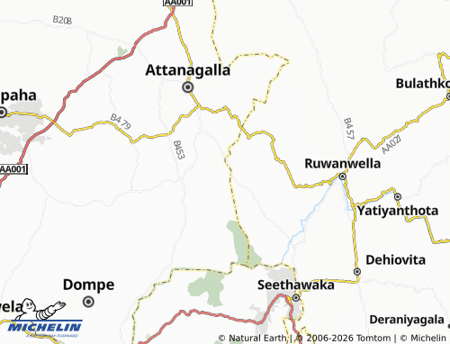 MICHELIN Kendagolla map - ViaMichelin