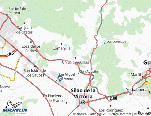 Mappa MICHELIN Chichimequillas - ViaMichelin