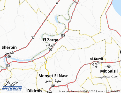 Mapa MICHELIN al-Baz - ViaMichelin