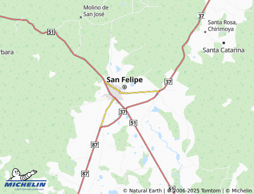 MICHELIN Santa Teresa map - ViaMichelin