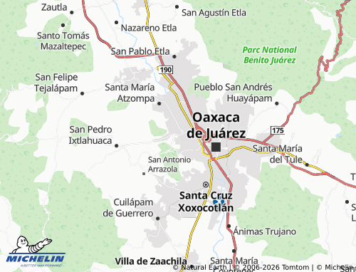 Carte MICHELIN Jardines de las Lomas - ViaMichelin