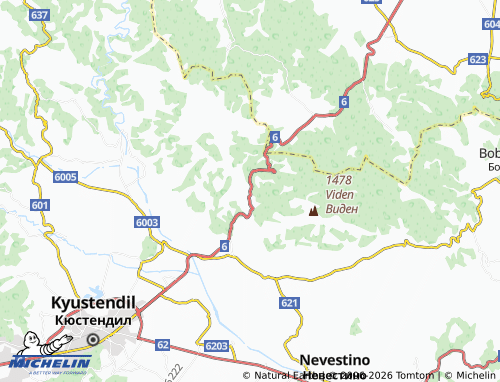 Mapa MICHELIN Tsarvenyano - ViaMichelin