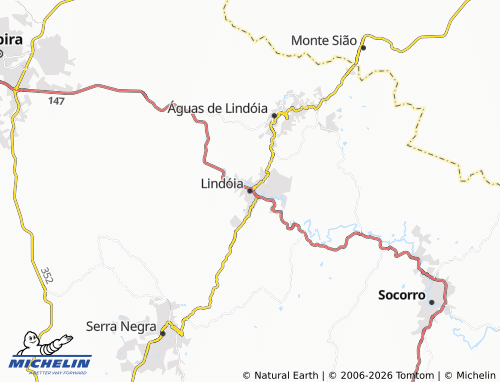 Mapa MICHELIN Lindóia - ViaMichelin