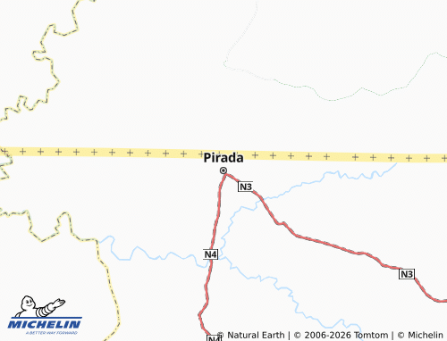 MICHELIN Pirada map - ViaMichelin