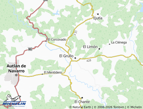 MICHELIN Joaquiniquil map - ViaMichelin