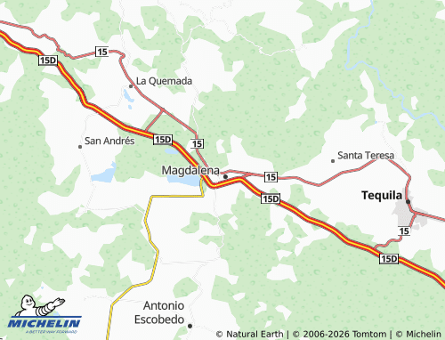 MICHELIN Cerrito map - ViaMichelin