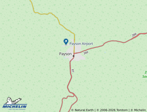 Mappa MICHELIN Payson - ViaMichelin