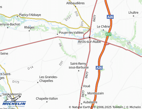 Carte MICHELIN Nozay - ViaMichelin