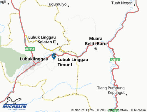 MICHELIN Lubuk Kupang map - ViaMichelin
