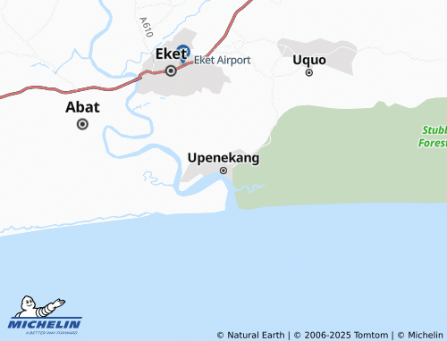 MICHELIN Upenekang map - ViaMichelin
