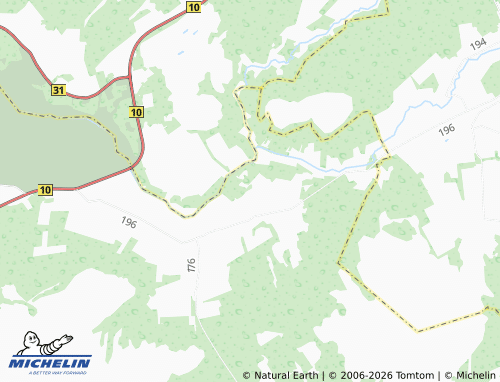 MICHELIN Uluste map - ViaMichelin