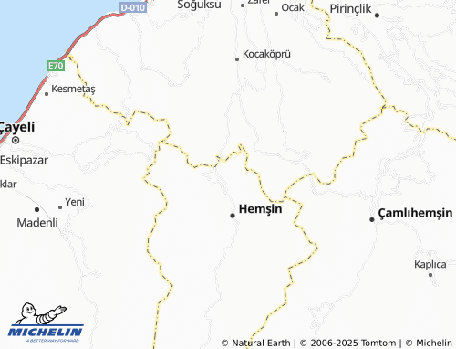 MICHELIN Yaltkaya map - ViaMichelin