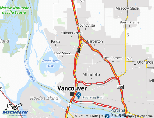 Mappa MICHELIN Hazel Dell North - ViaMichelin