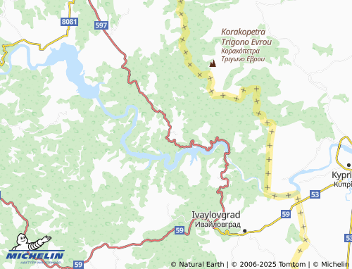 MICHELIN-Landkarte Kamilski dol - ViaMichelin