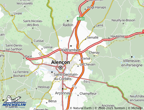 MICHELIN Le Mesnil Haton map - ViaMichelin