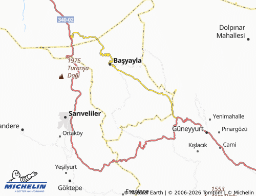 Mappa MICHELIN Üzümlü - ViaMichelin