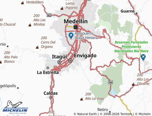 Mappa MICHELIN Las Orquídeas - ViaMichelin