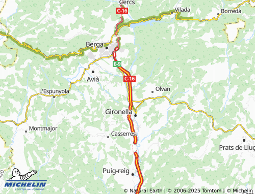 Mapa MICHELIN La Plana - ViaMichelin