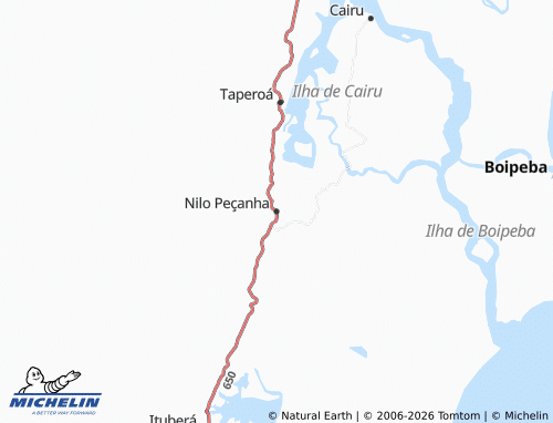 Carte MICHELIN Nilo Peçanha - ViaMichelin