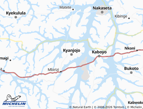 Carte MICHELIN Kyanjojo - ViaMichelin