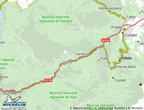 MICHELIN Jujols map - ViaMichelin