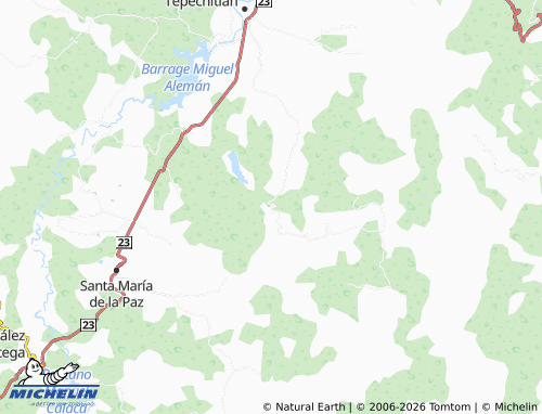 MICHELIN-Landkarte Rancho Nuevo - ViaMichelin