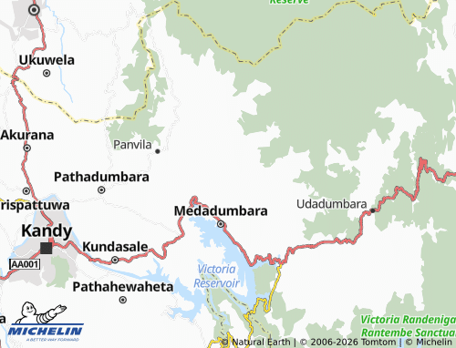 MICHELIN Bobebila map - ViaMichelin