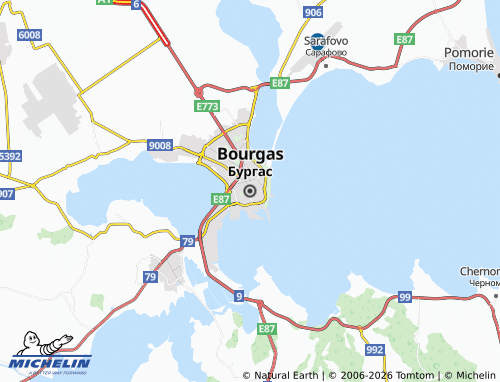 Mapa MICHELIN Burgas - ViaMichelin