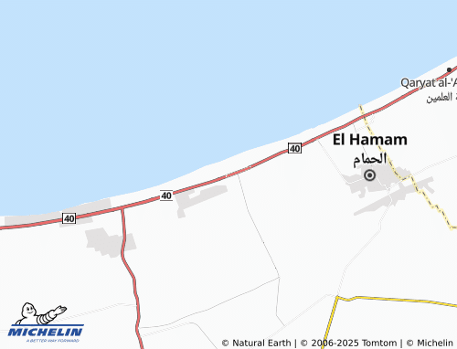 MICHELIN El Zahraa Village map - ViaMichelin