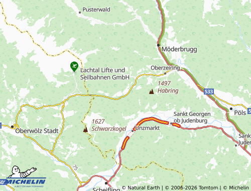 MICHELIN Gföllgraben map - ViaMichelin