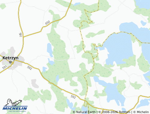 MICHELIN Parcz map - ViaMichelin