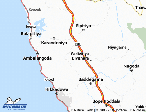 MICHELIN-Landkarte Dorala - ViaMichelin
