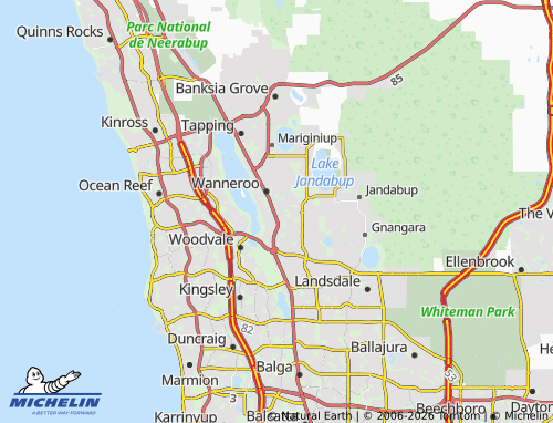 Mappa MICHELIN Hocking - ViaMichelin