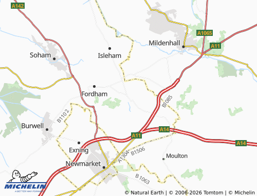 Carte MICHELIN Chippenham - ViaMichelin